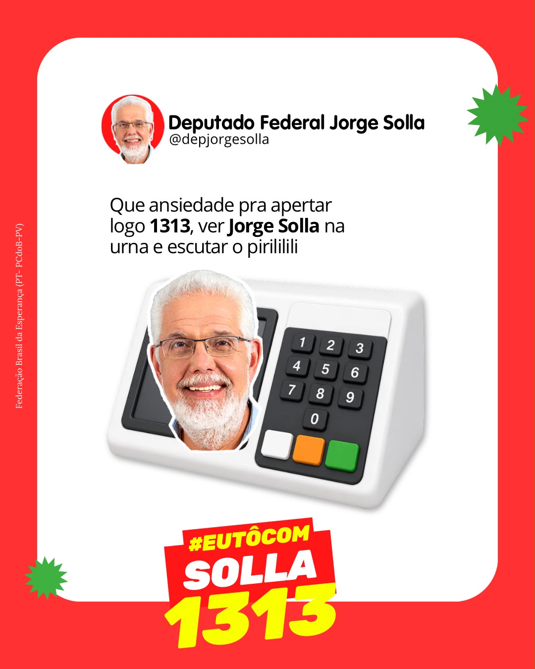 Apoiadores ansiosos para votar 1313