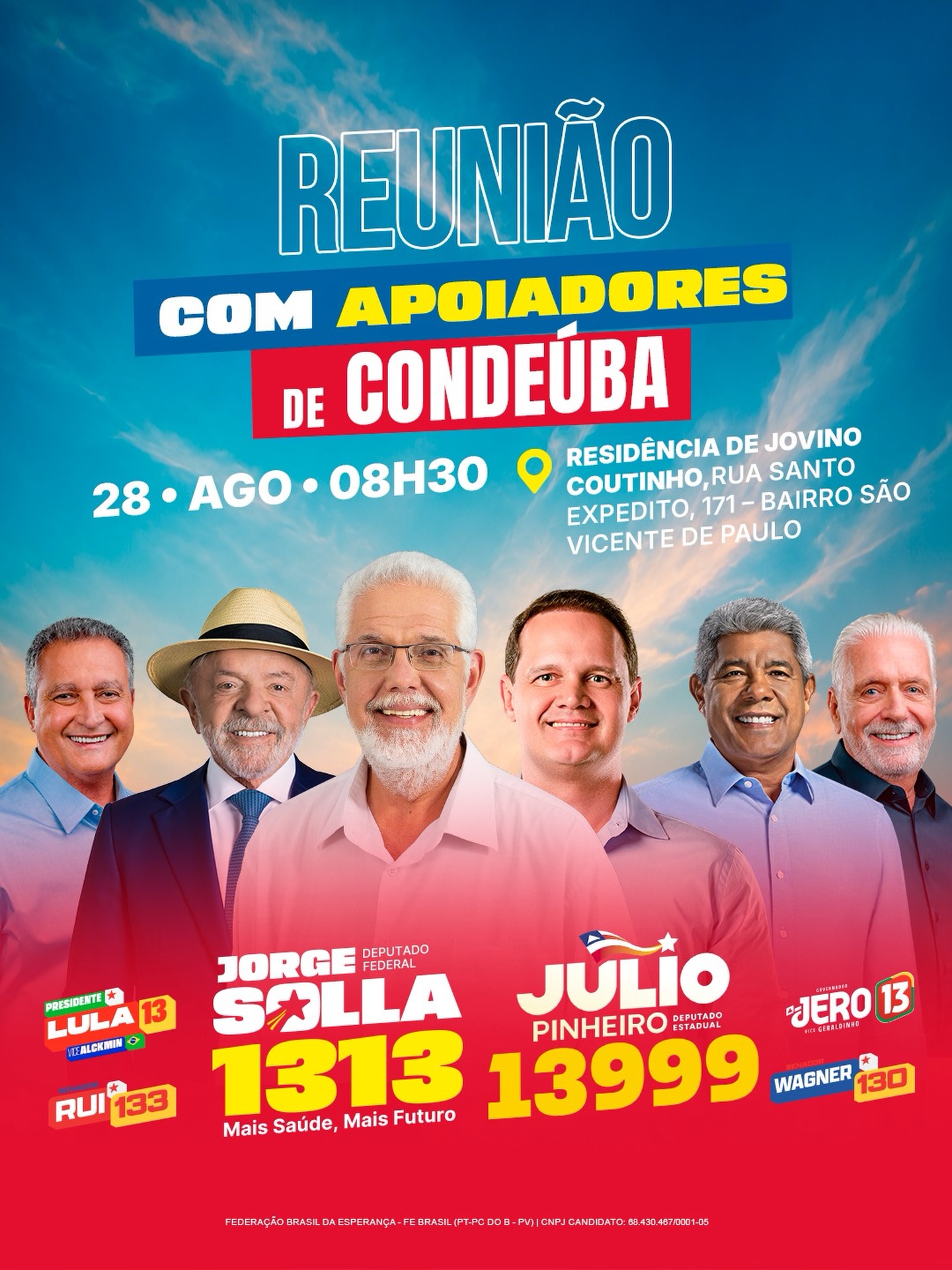 Reunião com apoiadores em Condeúba