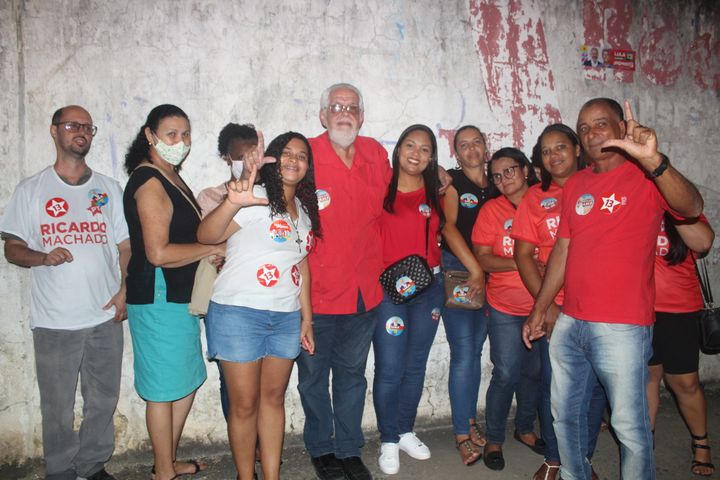 Comício em Santo Amaro
