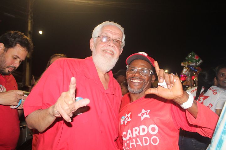 Comício em Santo Amaro