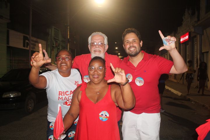 Comício em Santo Amaro